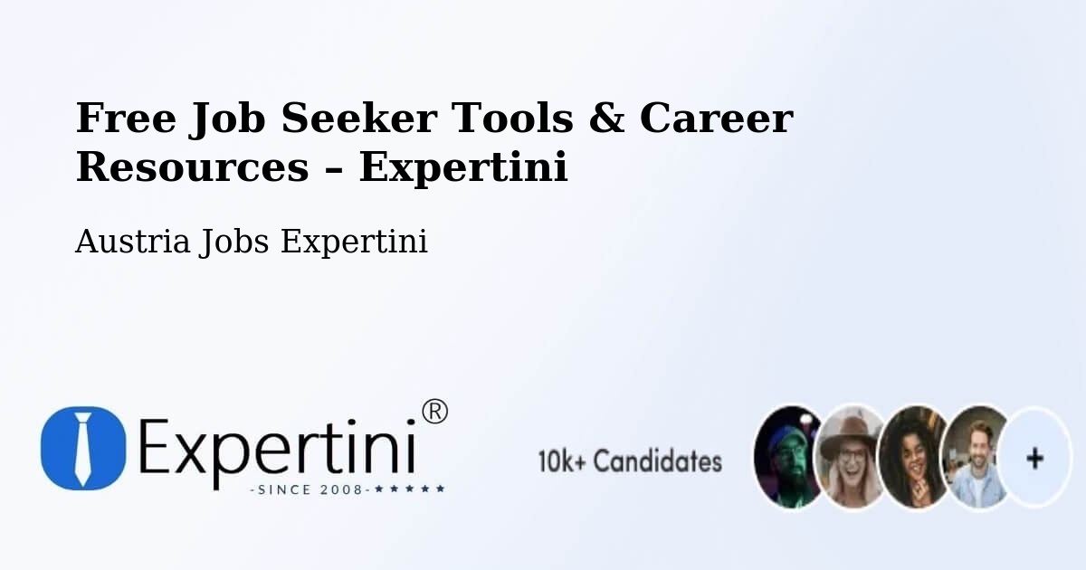 Free Job Seeker Tools & Career Resources – Stegersbach - Stegersbach, Austria Jobs Expertini